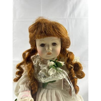 Vintage Full Body Porcelain Doll Signed Numbered Colleen Applewhite Penelope - Thumbnail 8