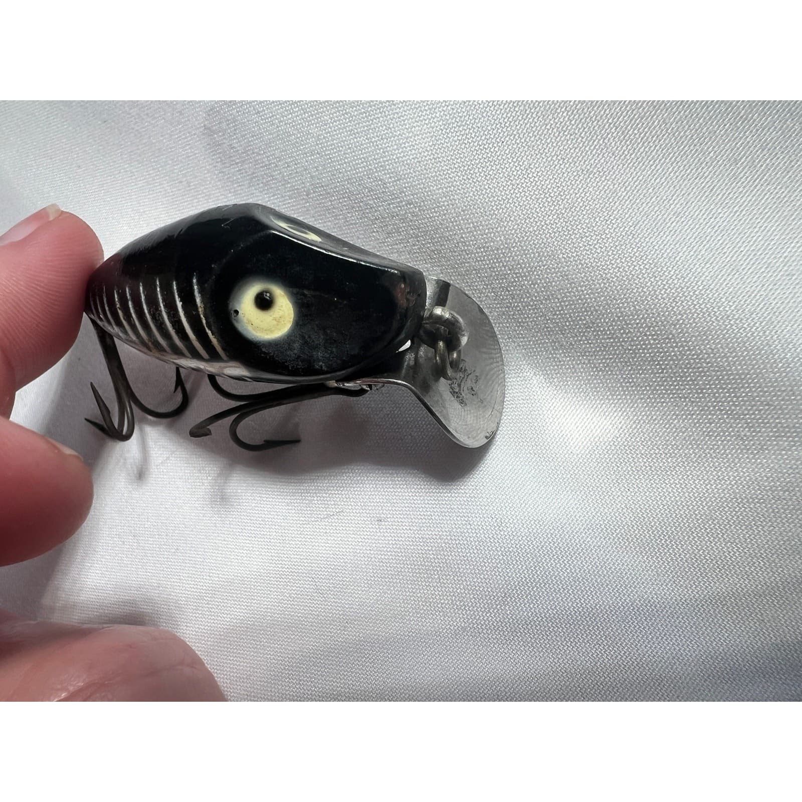 Vintage Heddon Midget Digit Black Shore Minnow Bait Bass Panfish Fishing Lure - Thumbnail 11