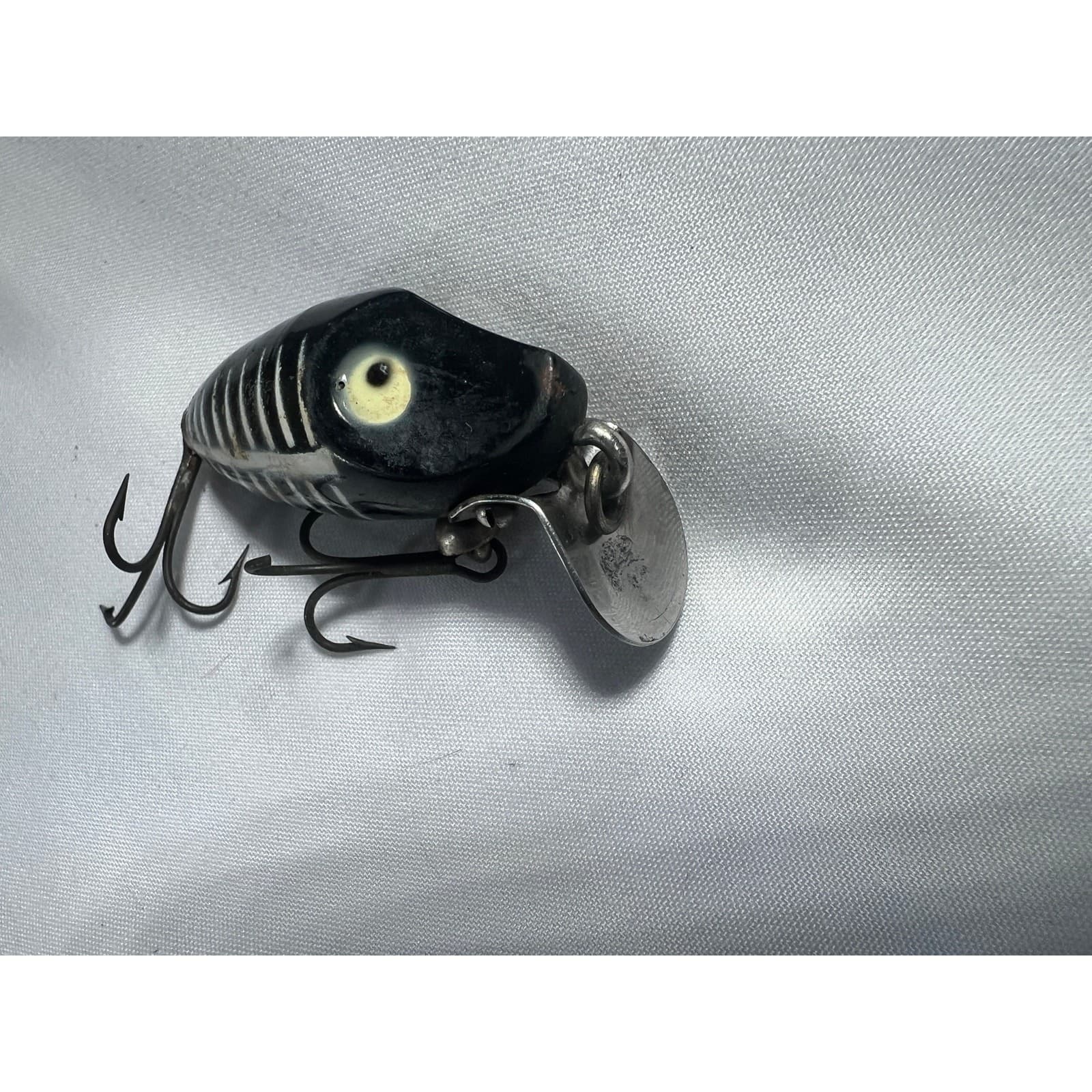 Vintage Heddon Midget Digit Black Shore Minnow Bait Bass Panfish Fishing Lure - Thumbnail 9