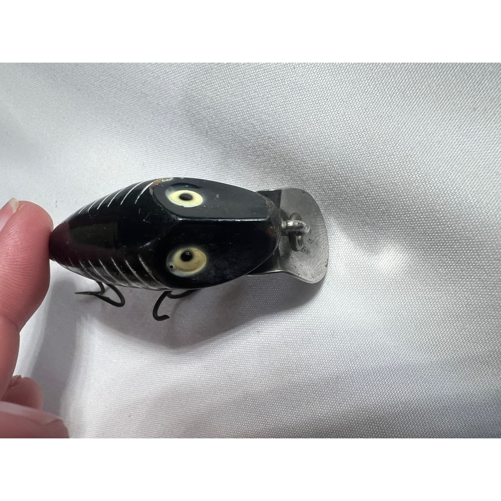 Vintage Heddon Midget Digit Black Shore Minnow Bait Bass Panfish Fishing Lure - Thumbnail 12