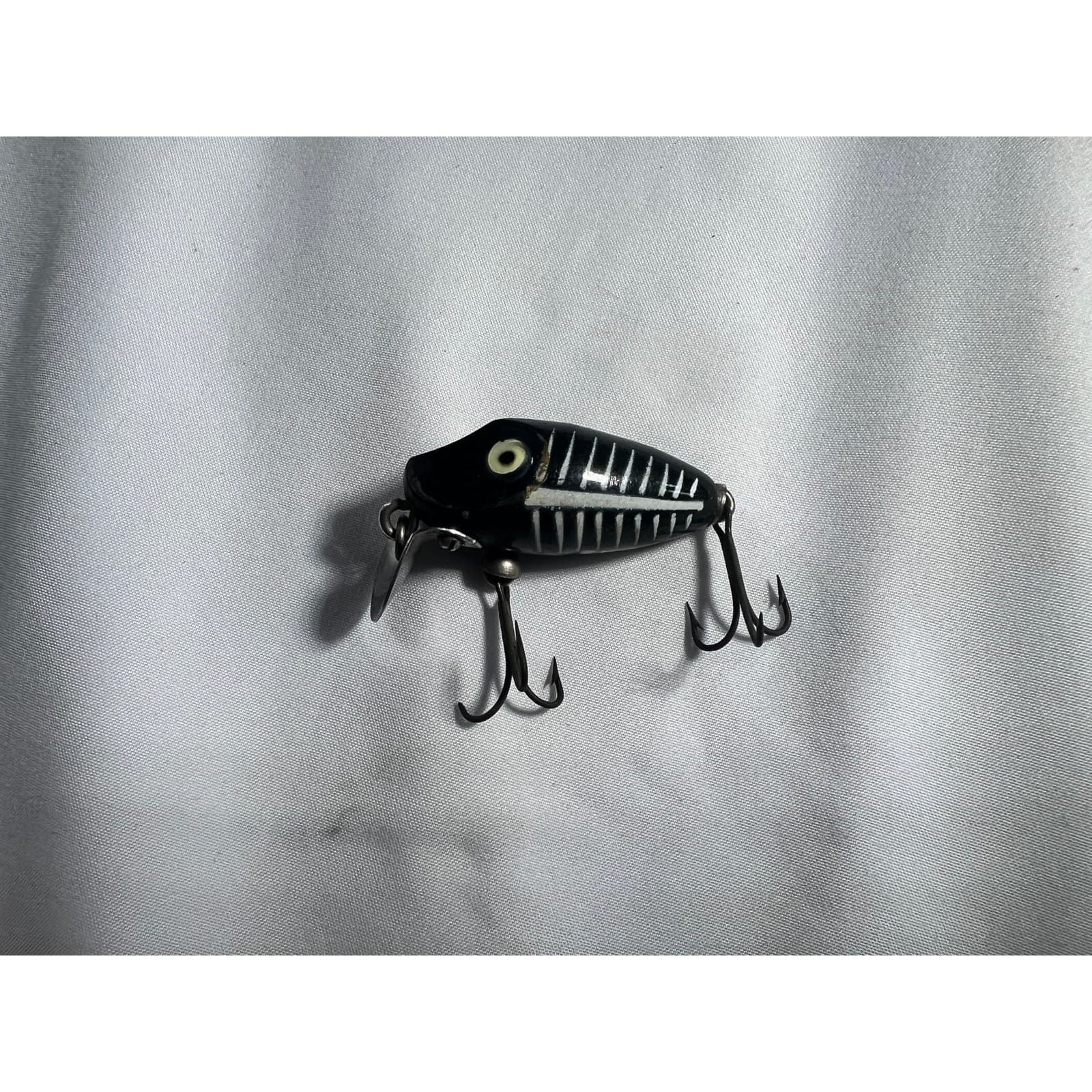 Vintage Heddon Midget Digit Black Shore Minnow Bait Bass Panfish Fishing Lure - Thumbnail 19