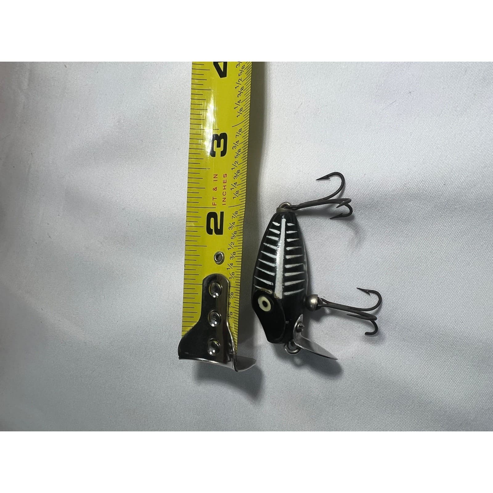 Vintage Heddon Midget Digit Black Shore Minnow Bait Bass Panfish Fishing Lure - Thumbnail 18