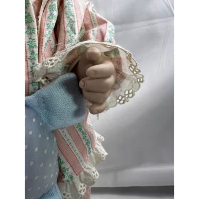 Jessica Porcelain Doll Vintage Danbury Mint Bedtime Wakeem Toddler Pajamas 1994 - Thumbnail 21