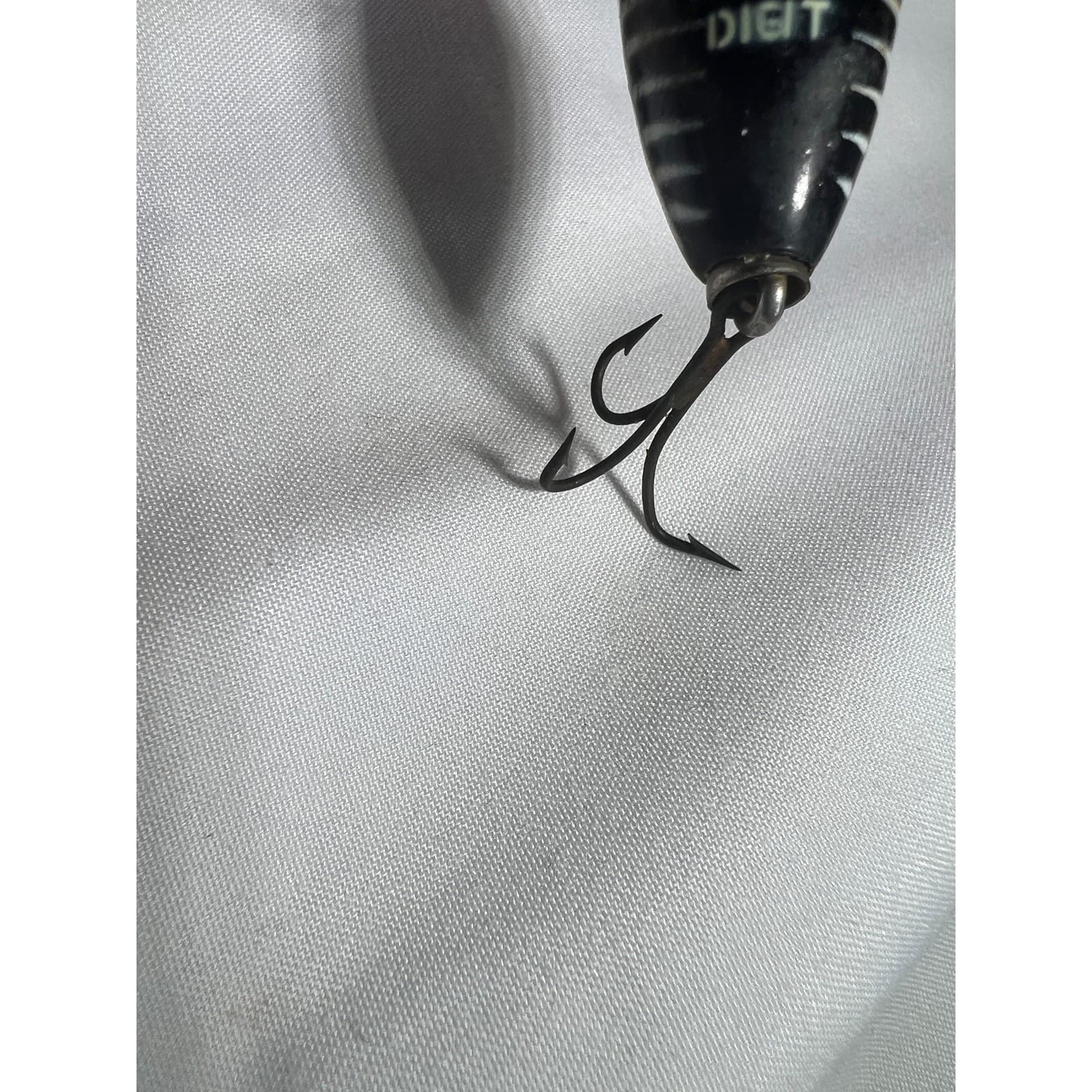 Vintage Heddon Midget Digit Black Shore Minnow Bait Bass Panfish Fishing Lure - Thumbnail 21