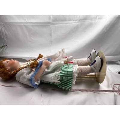 Molly Porcelain Doll Danbury Mint Irish Ireland Peggy Dey 20" 1994 - Thumbnail 24