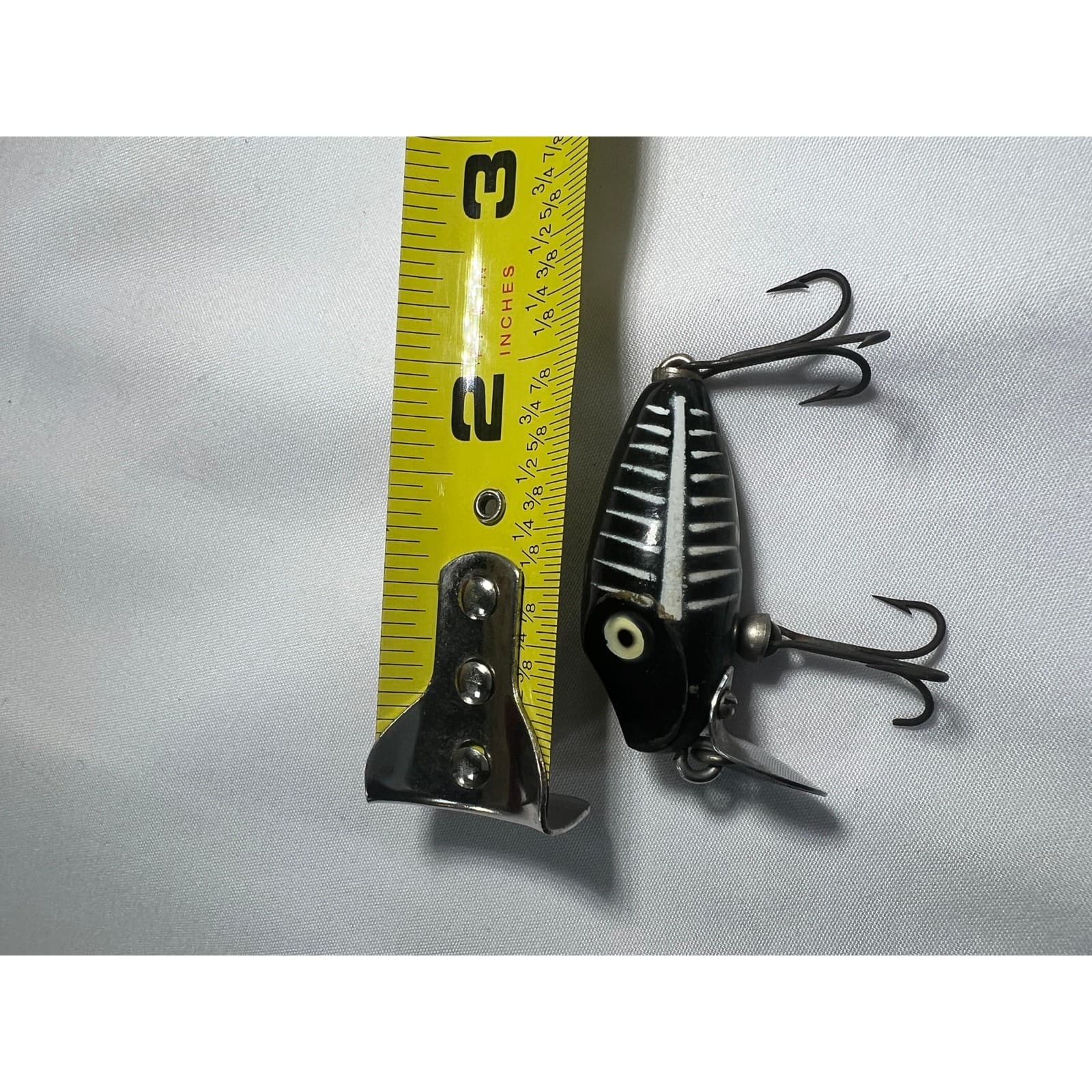 Vintage Heddon Midget Digit Black Shore Minnow Bait Bass Panfish Fishing Lure - Thumbnail 24