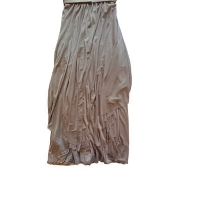 R&M Richards Floral Lace Chiffon Elegant Evening Sleeveless Dress Beige Size 14 - Thumbnail 18