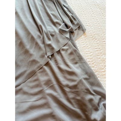 R&M Richards Floral Lace Chiffon Elegant Evening Sleeveless Dress Beige Size 14 - Thumbnail 6