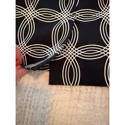 Banana Republic Women's Patterned Pencil Style Mini Skirt Black Size 00 NWOT - Thumbnail 6
