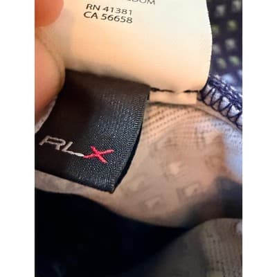 Ralph Lauren RLX Activewear Geometric Golf Elastic Waist Pants Blue Size 0 NWOT - Thumbnail 2