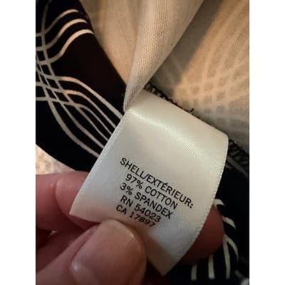 Banana Republic Women's Patterned Pencil Style Mini Skirt Black Size 00 NWOT - Thumbnail 4