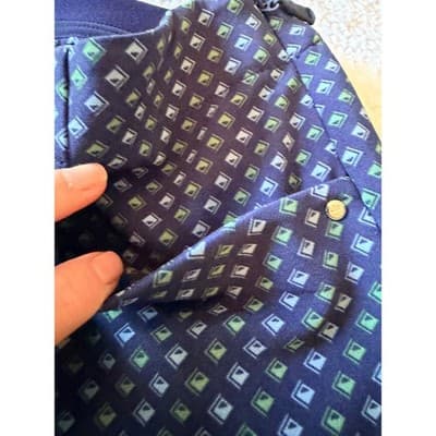 Ralph Lauren RLX Activewear Geometric Golf Elastic Waist Pants Blue Size 0 NWOT - Thumbnail 6
