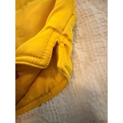 Tommy Jeans Full Zip Front Quilted Puffer Sleeveless Vest Yellow Size XS - Thumbnail 5