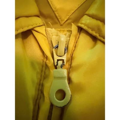 Tommy Jeans Full Zip Front Quilted Puffer Sleeveless Vest Yellow Size XS - Thumbnail 9