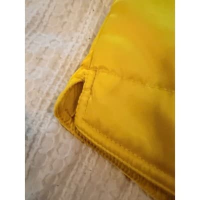 Tommy Jeans Full Zip Front Quilted Puffer Sleeveless Vest Yellow Size XS - Thumbnail 6