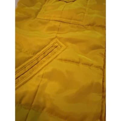 Tommy Jeans Full Zip Front Quilted Puffer Sleeveless Vest Yellow Size XS - Thumbnail 15