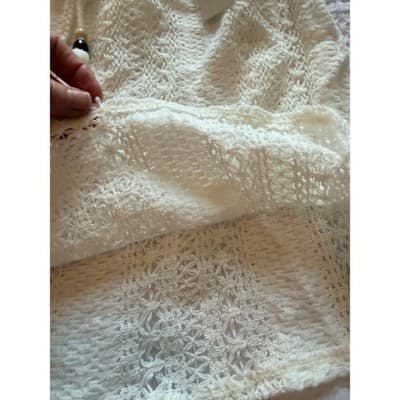 No Boundaries Women's Crochet Mini Skirt Summer Coverup White Size XXS NWT - Thumbnail 7