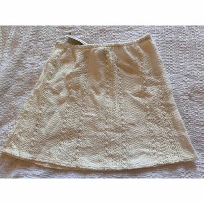 No Boundaries Women's Crochet Mini Skirt Summer Coverup White Size XXS NWT - Thumbnail 15