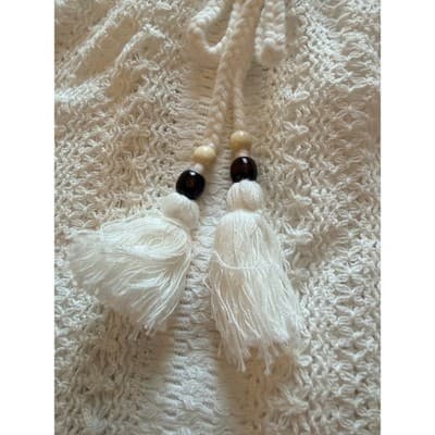 No Boundaries Women's Crochet Mini Skirt Summer Coverup White Size XXS NWT - Thumbnail 4