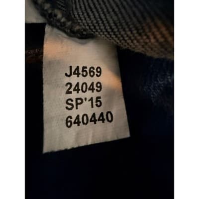 Venus Cropped Denim Jeans Jacket Lace Detail Button Up Blue Wash Size 10 EUC - Thumbnail 20