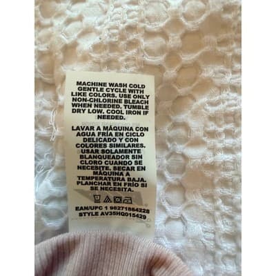 AVIA Women’s Wrap Front Long Sleeve Active Top Beige Ruched Stretch Size M NWT - Thumbnail 13