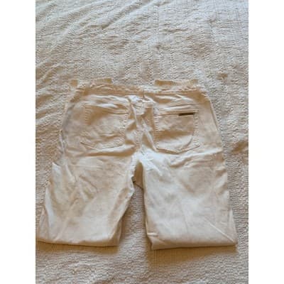 Michael Kors Women’s Mid Rise Stretch Skinny Denim Jeans White Size 10 - Thumbnail 10