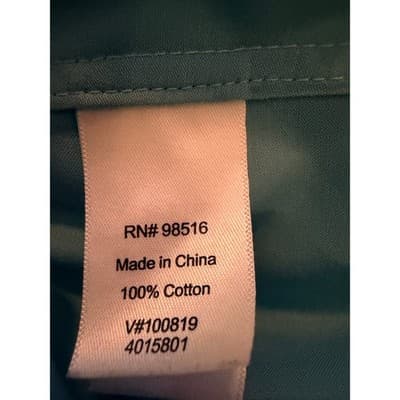 Coldwater Creek Button Down Professional Office Work Long Sleeve Top Blue 14NWOT - Thumbnail 7