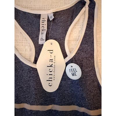 Penn State Nittany Lions Women's Racerback Design Loose Tank Top White Blue M - Thumbnail 8