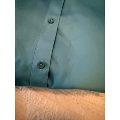 Coldwater Creek Button Down Professional Office Work Long Sleeve Top Blue 14NWOT - Thumbnail 5