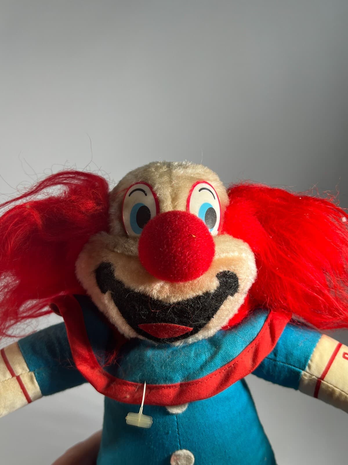 Vintage 1989 BOZO The Clown Stuffed Plush Doll - Thumbnail 4