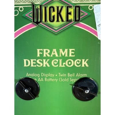 NEW Wicked PINK Glinda Frame Wall Clock Good Witch - Thumbnail 11