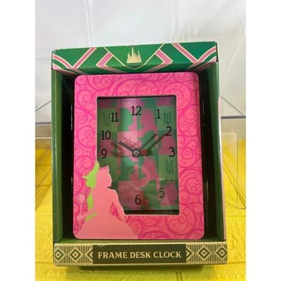 NEW Wicked PINK Glinda Frame Wall Clock Good Witch - Thumbnail 3