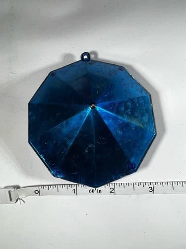 Vintage Jewel Brite Jewelbrite Decagon Diorama Plastic Reflecter Ornaments 2 Pc - Thumbnail 6