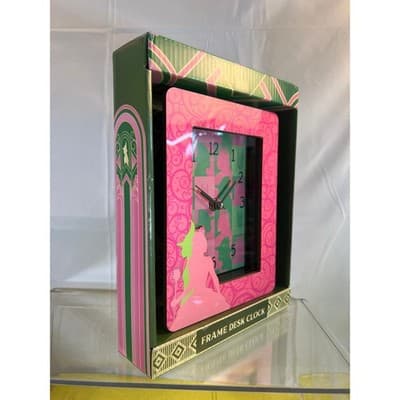NEW Wicked PINK Glinda Frame Wall Clock Good Witch - Thumbnail 4