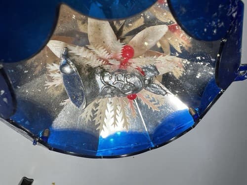 Vintage Jewel Brite Jewelbrite Decagon Diorama Plastic Reflecter Ornaments 2 Pc - Thumbnail 12