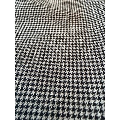 Old Navy Fully Lined Heritage Houndstooth Mini Skirt Black White Size Medium EUC - Thumbnail 10