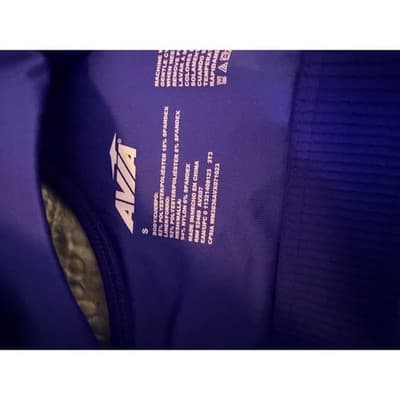AVIA Women's Active Wear Racerback Sport Padded Bra Tank Top Blue S NWT - Thumbnail 7
