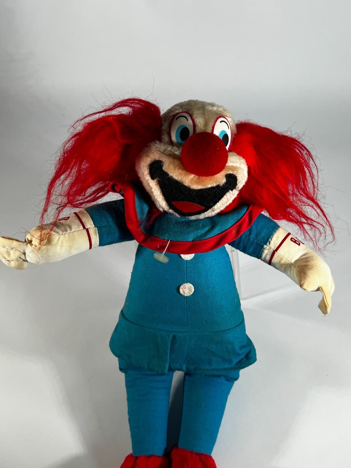 Vintage 1989 BOZO The Clown Stuffed Plush Doll - Thumbnail 2