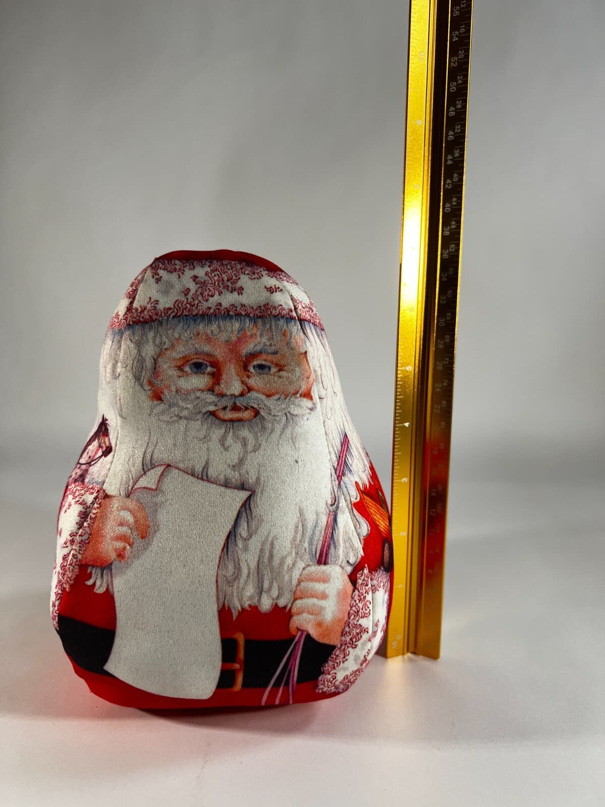 Vintage Stuffed Hallmark Santa Fabric Doll Toy 6.5" Christmas Holiday Decor - Thumbnail 11