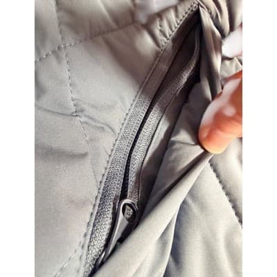 REPREVE Women’s Quilted Soft Sleeveless Vest Light Blue Gray Medium NWT - Thumbnail 8