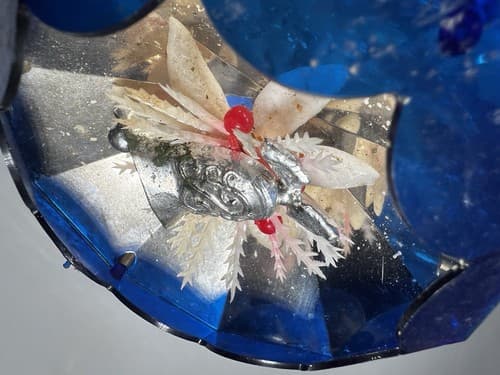 Vintage Jewel Brite Jewelbrite Decagon Diorama Plastic Reflecter Ornaments 2 Pc - Thumbnail 13