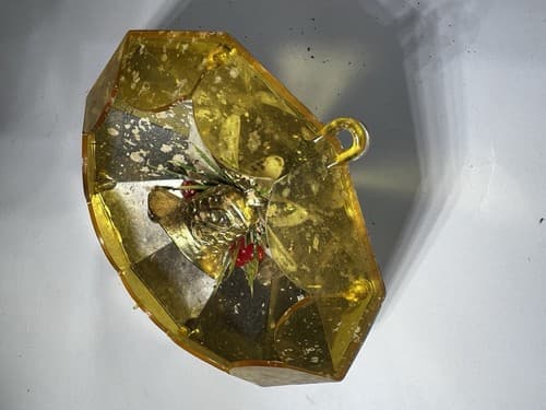 Vintage Jewel Brite Jewelbrite Decagon Diorama Plastic Reflecter Ornaments 2 Pc - Thumbnail 10