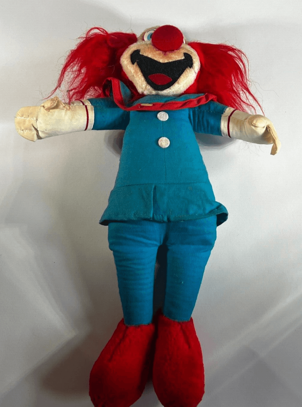 Vintage 1989 BOZO The Clown Stuffed Plush Doll - Thumbnail 7