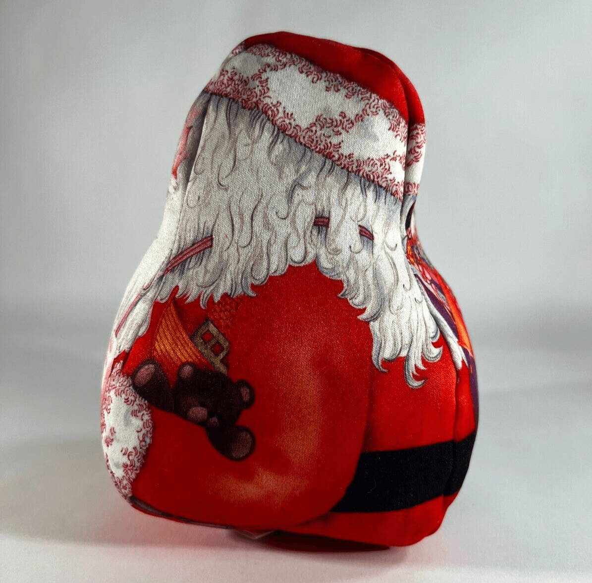 Vintage Stuffed Hallmark Santa Fabric Doll Toy 6.5" Christmas Holiday Decor - Thumbnail 2
