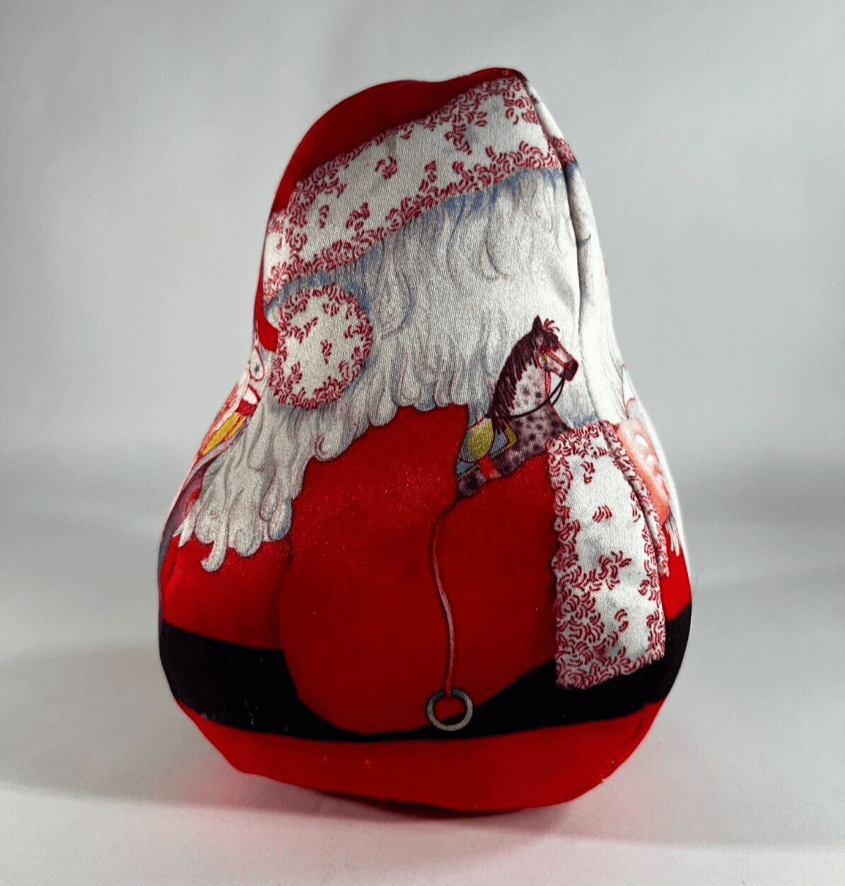 Vintage Stuffed Hallmark Santa Fabric Doll Toy 6.5" Christmas Holiday Decor - Thumbnail 4
