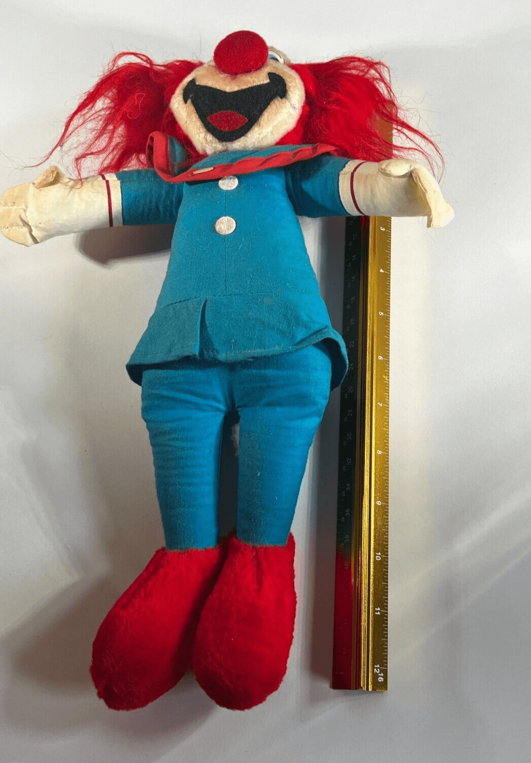 Vintage 1989 BOZO The Clown Stuffed Plush Doll - Thumbnail 11