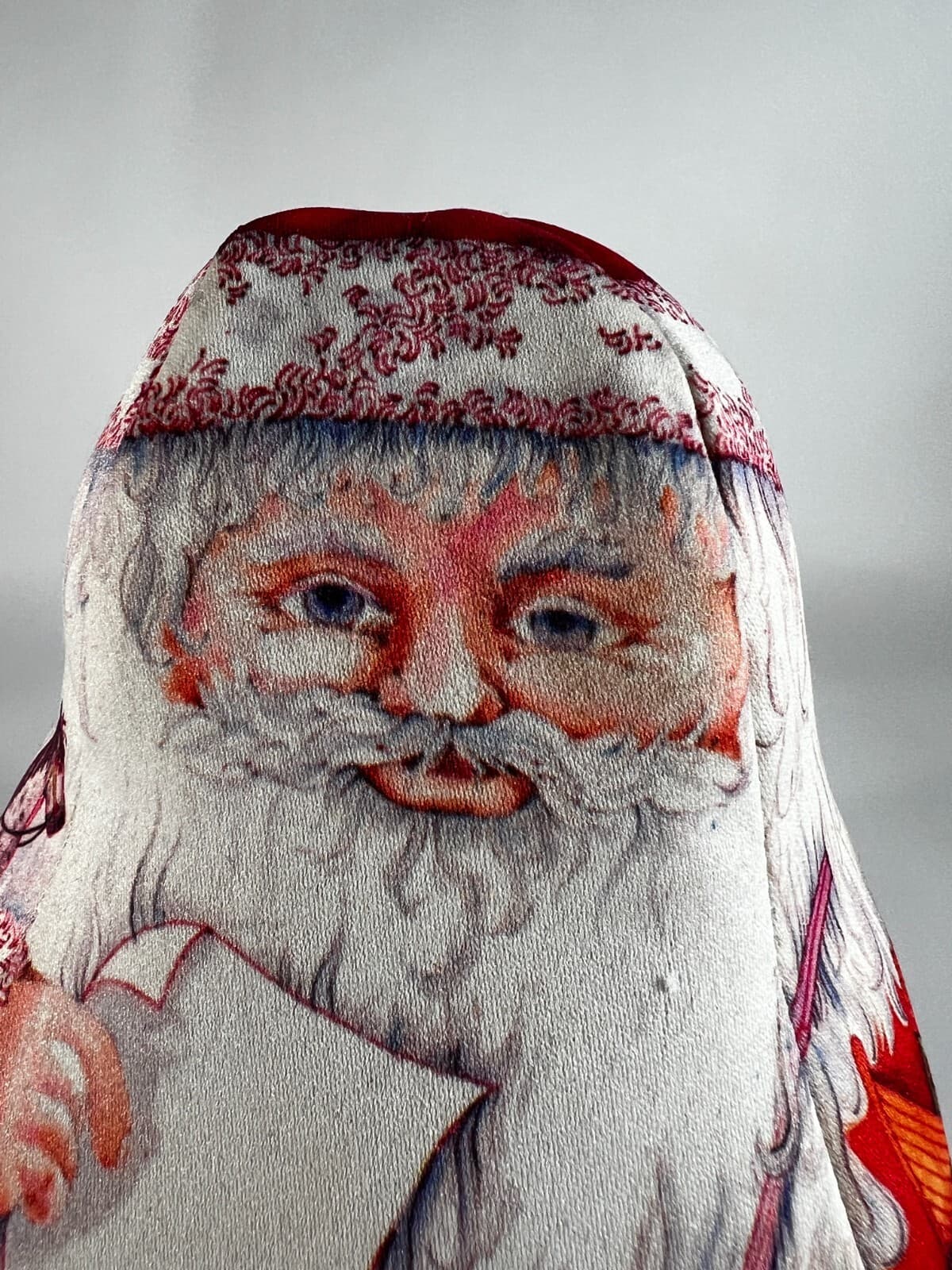 Vintage Stuffed Hallmark Santa Fabric Doll Toy 6.5" Christmas Holiday Decor - Thumbnail 5