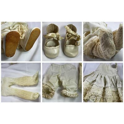 RARE Montastiers & Perier Marked Doll Full Body Porcelain Bisque Ball Jointed - Thumbnail 6