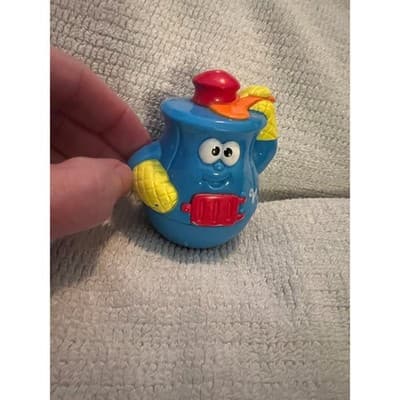 2004 Playskool Weebles Wobble Figure Blue Chef Stove Oven - Thumbnail 6