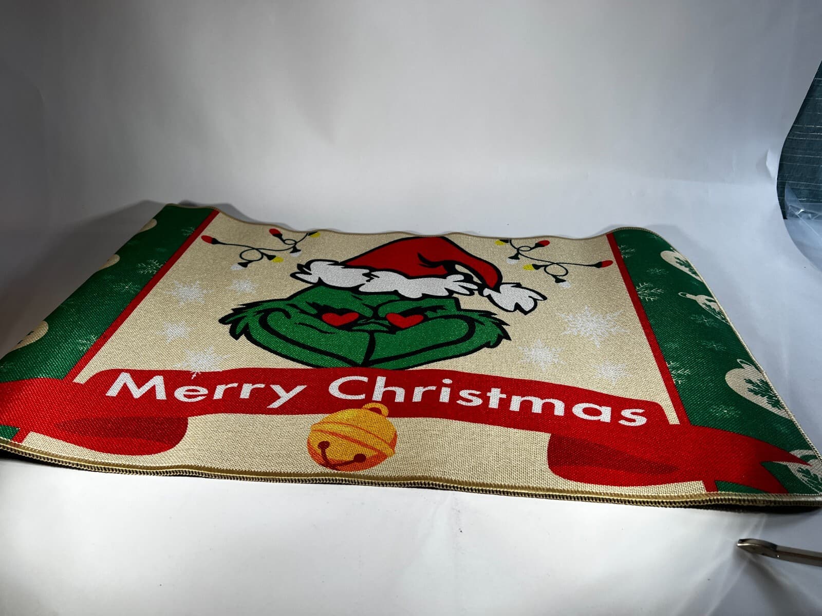 Grinch Christmas Doormat Outdoor Rubber Back 29x17 NEW Holiday Decor - Thumbnail 7